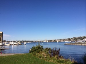 73 degrees October 2013 Lake Union Seattle